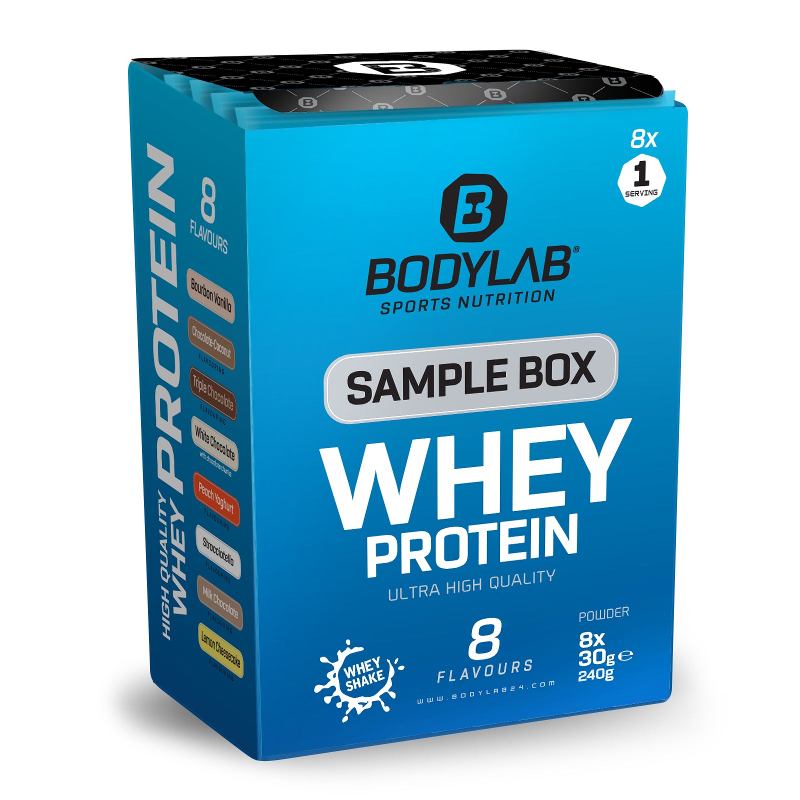 Whey Protein Probierbox 2 (8 Proben je 30g)