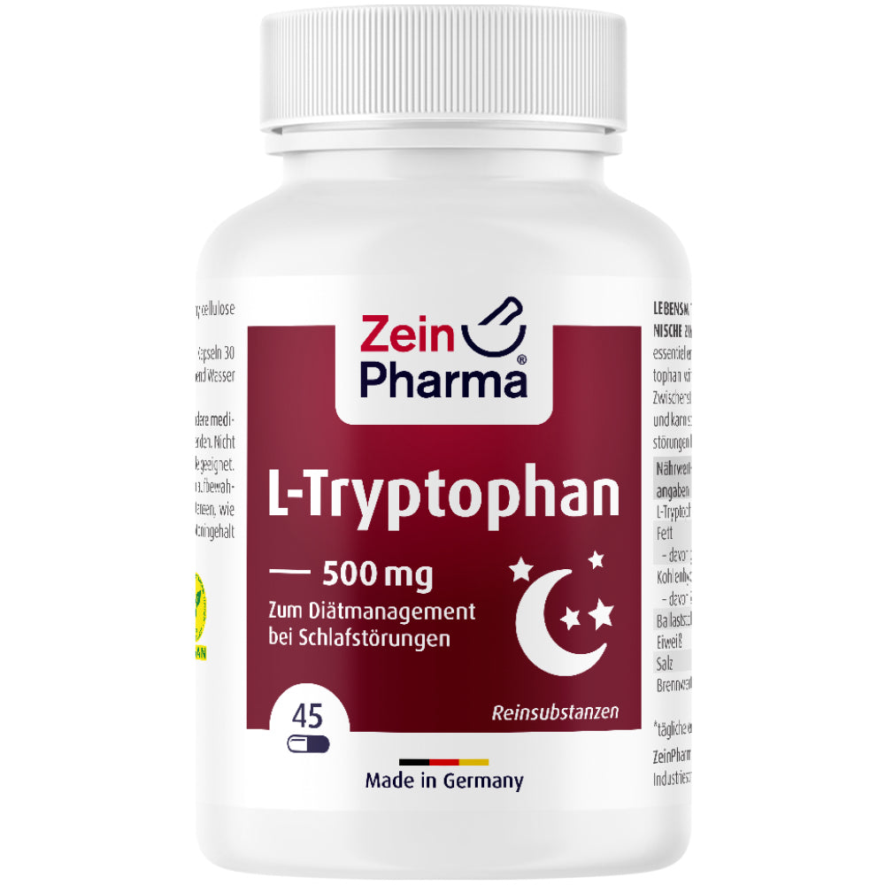 L-Tryptophan 500mg (45 Kapseln)