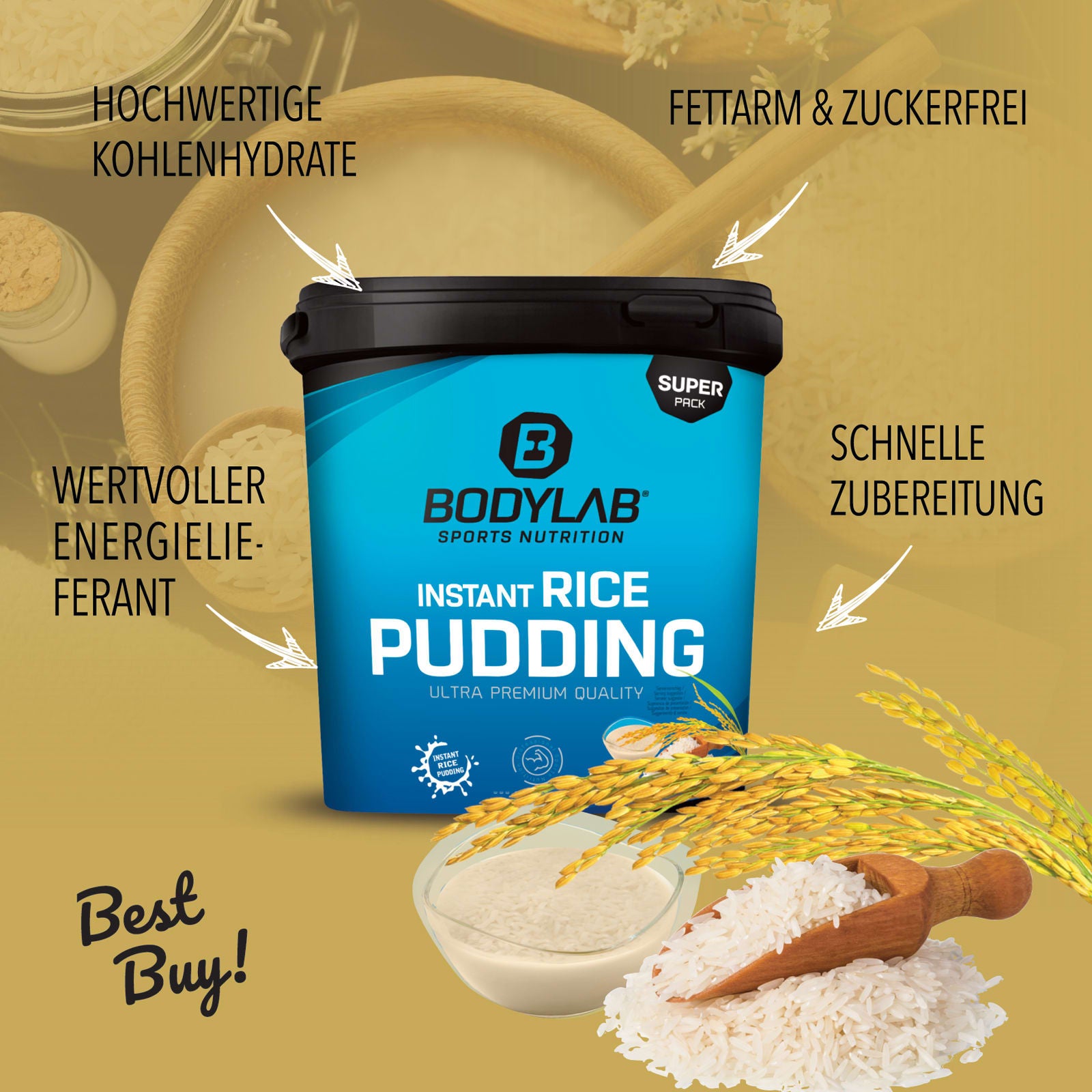 Instant Rice Pudding (2x3000g)