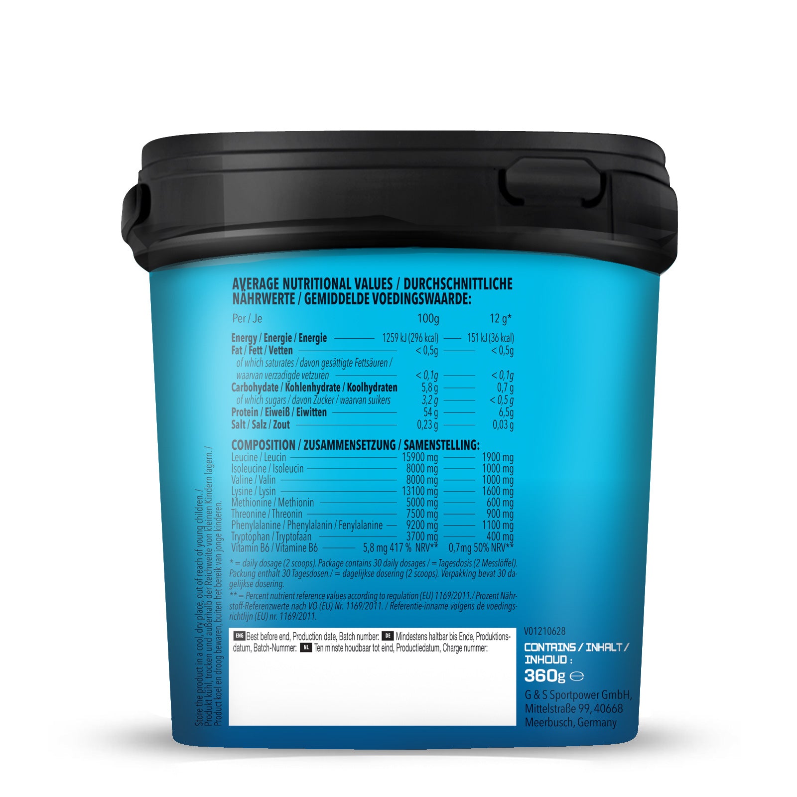 EAA Essential Amino Acids (360g)