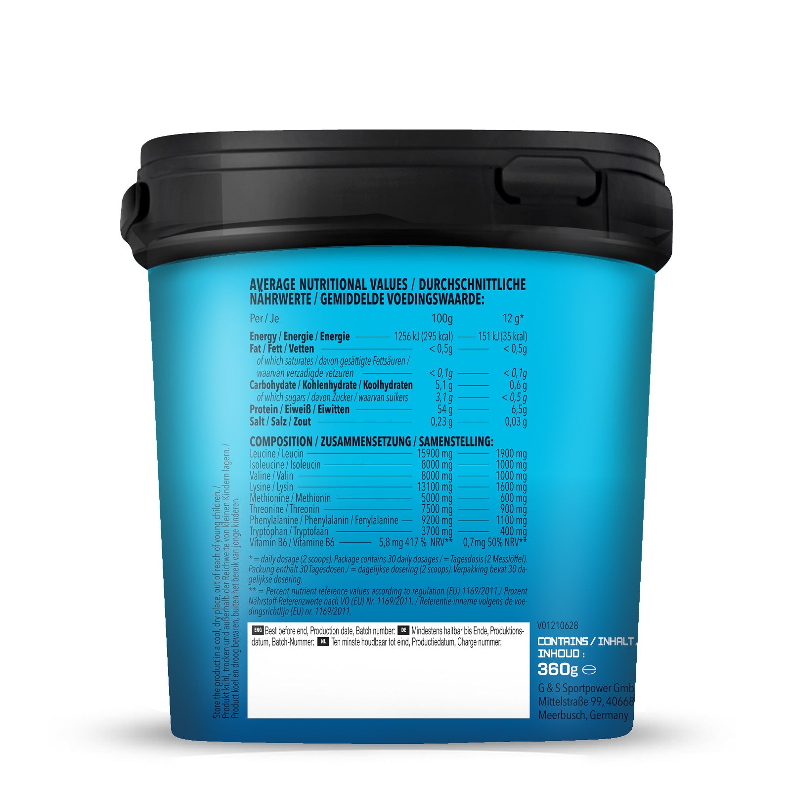 EAA Essential Amino Acids (360g)