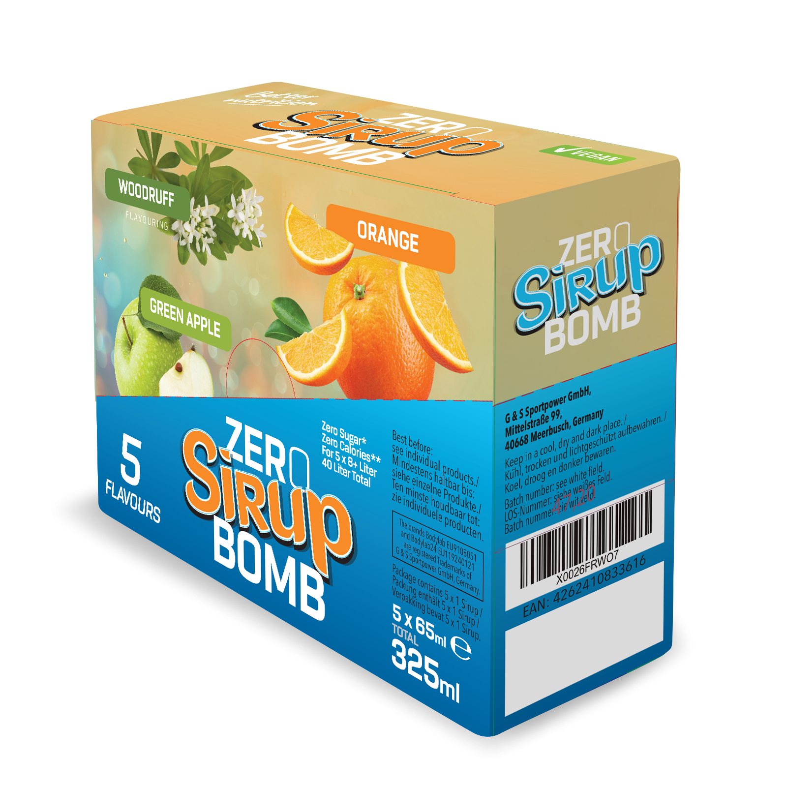 ZERO Sirup BOMB 2.0 Box  (5x65ml)