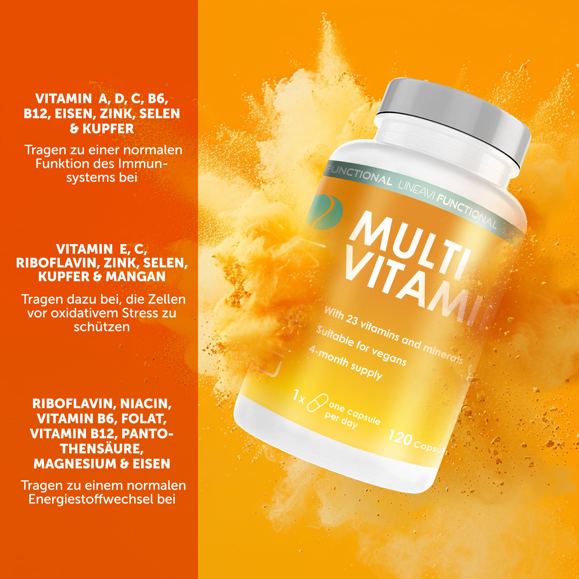 LINEAVI Multivitamin (120 Kapseln)