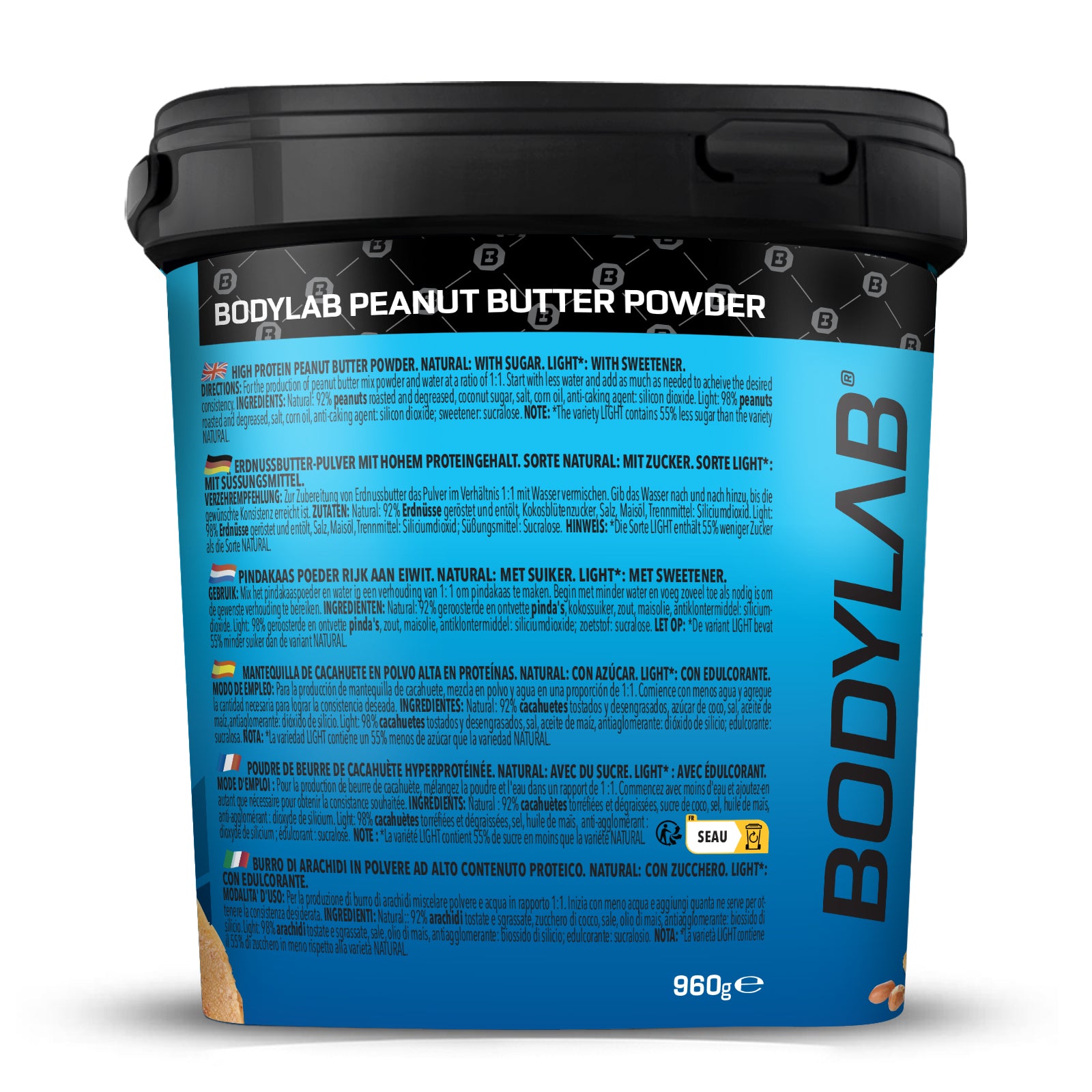 High Protein Peanut Butter Powder (960g)