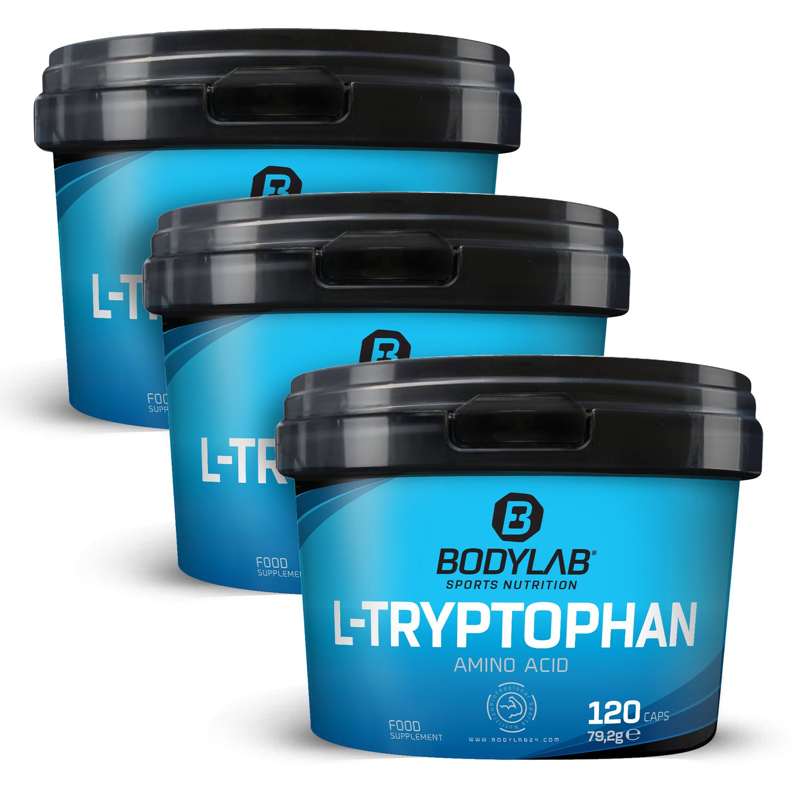 3 x L-Tryptophan (120 Kapseln)