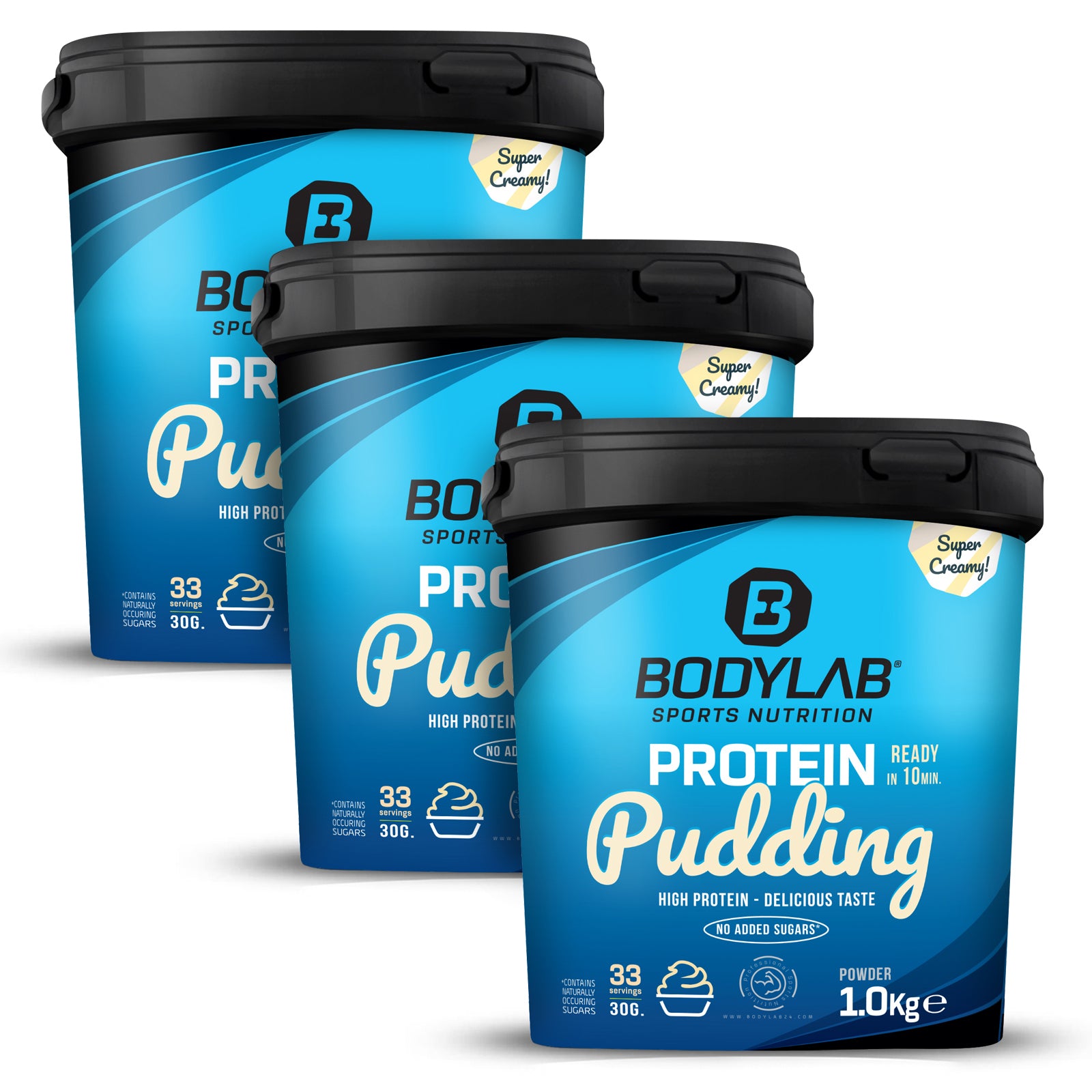 3 x Protein Pudding (1000g)