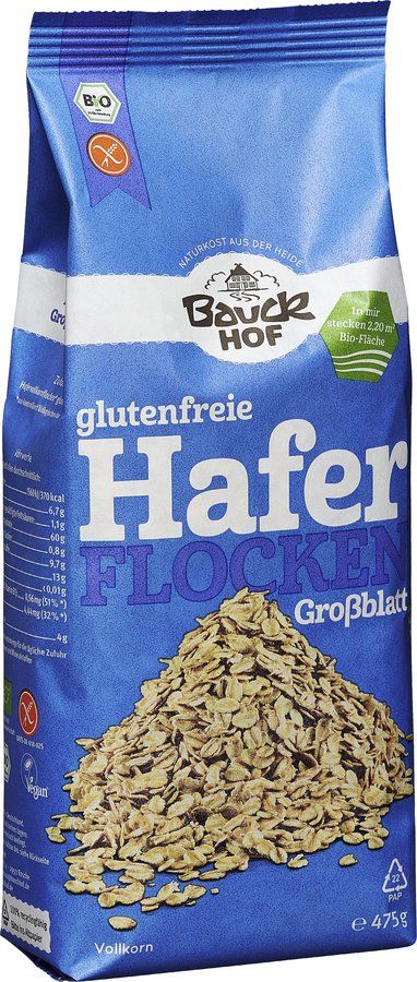 Haferflocken Großblatt glutenfrei bio (475g)