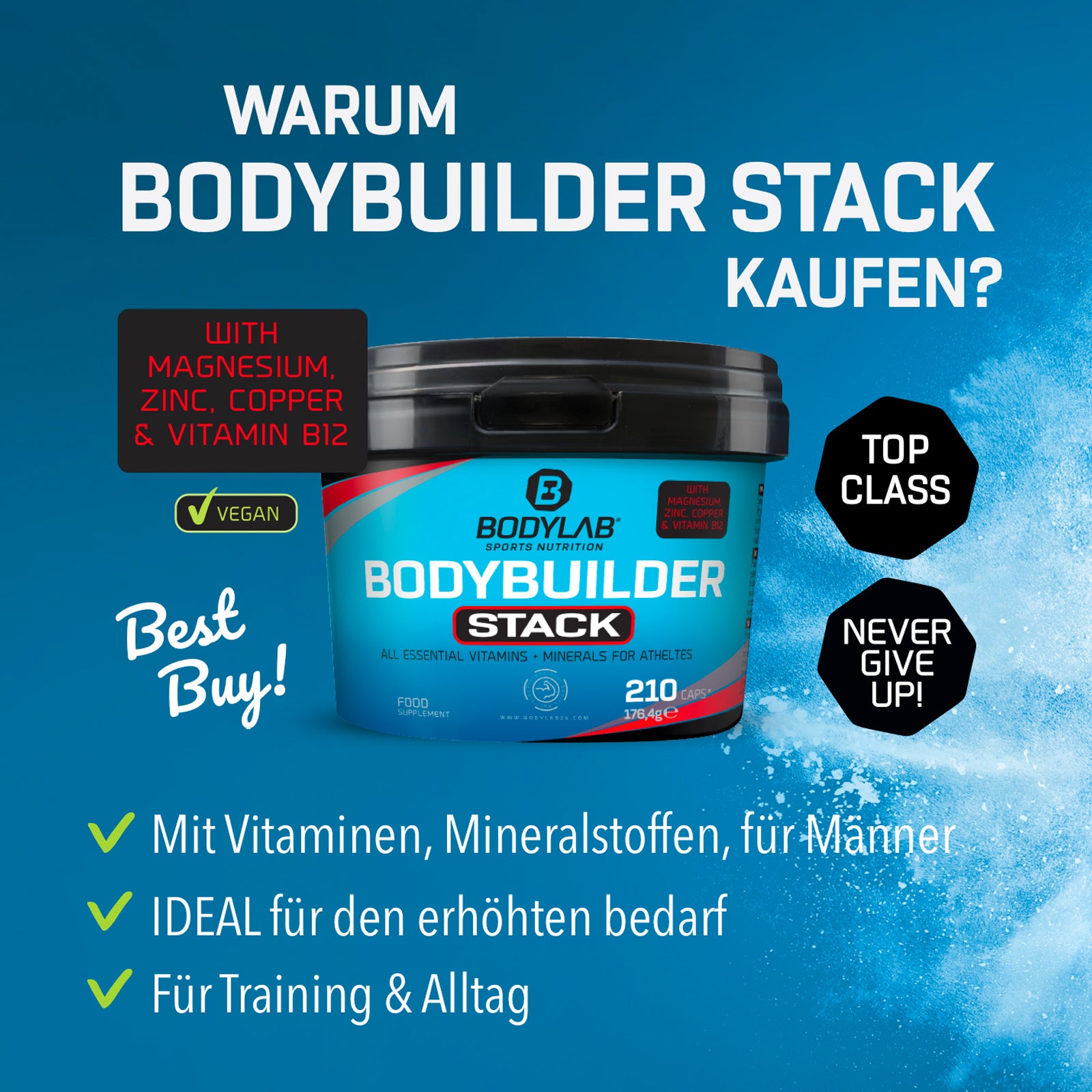 Bodybuilder Stack (210 Kapseln)