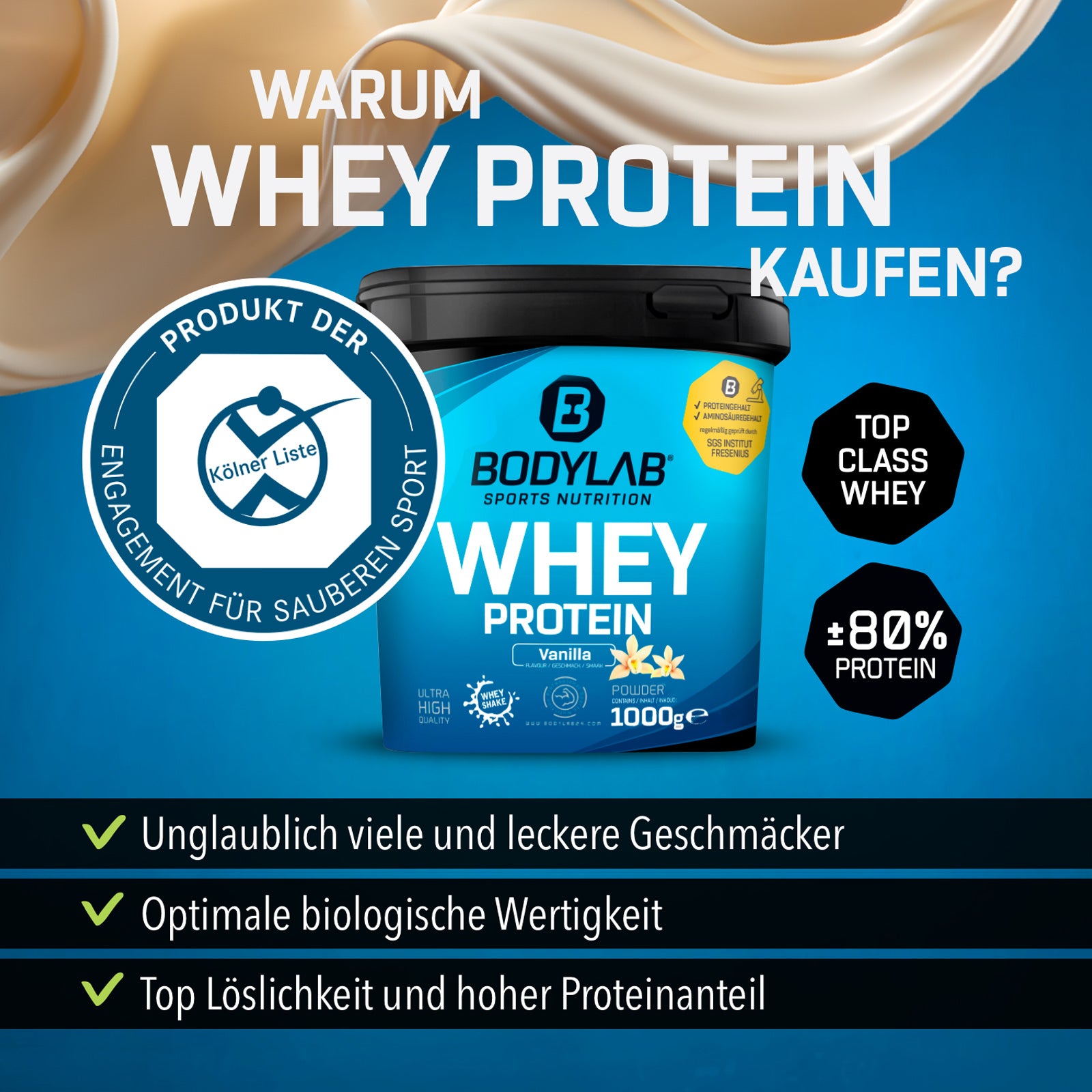 Whey 3er Spardeal (3x1000g)