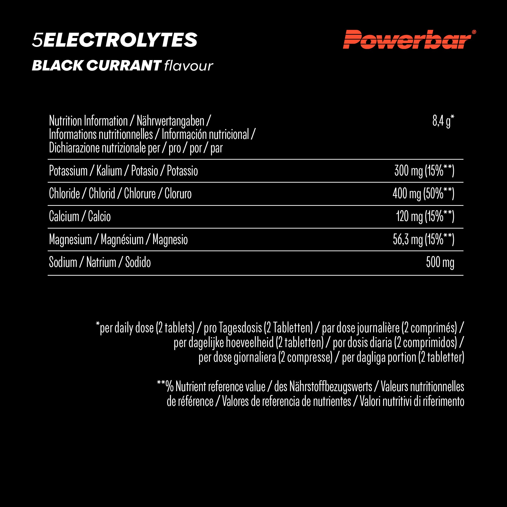 5 Electrolytes Sports Drink (12x10Tabs)