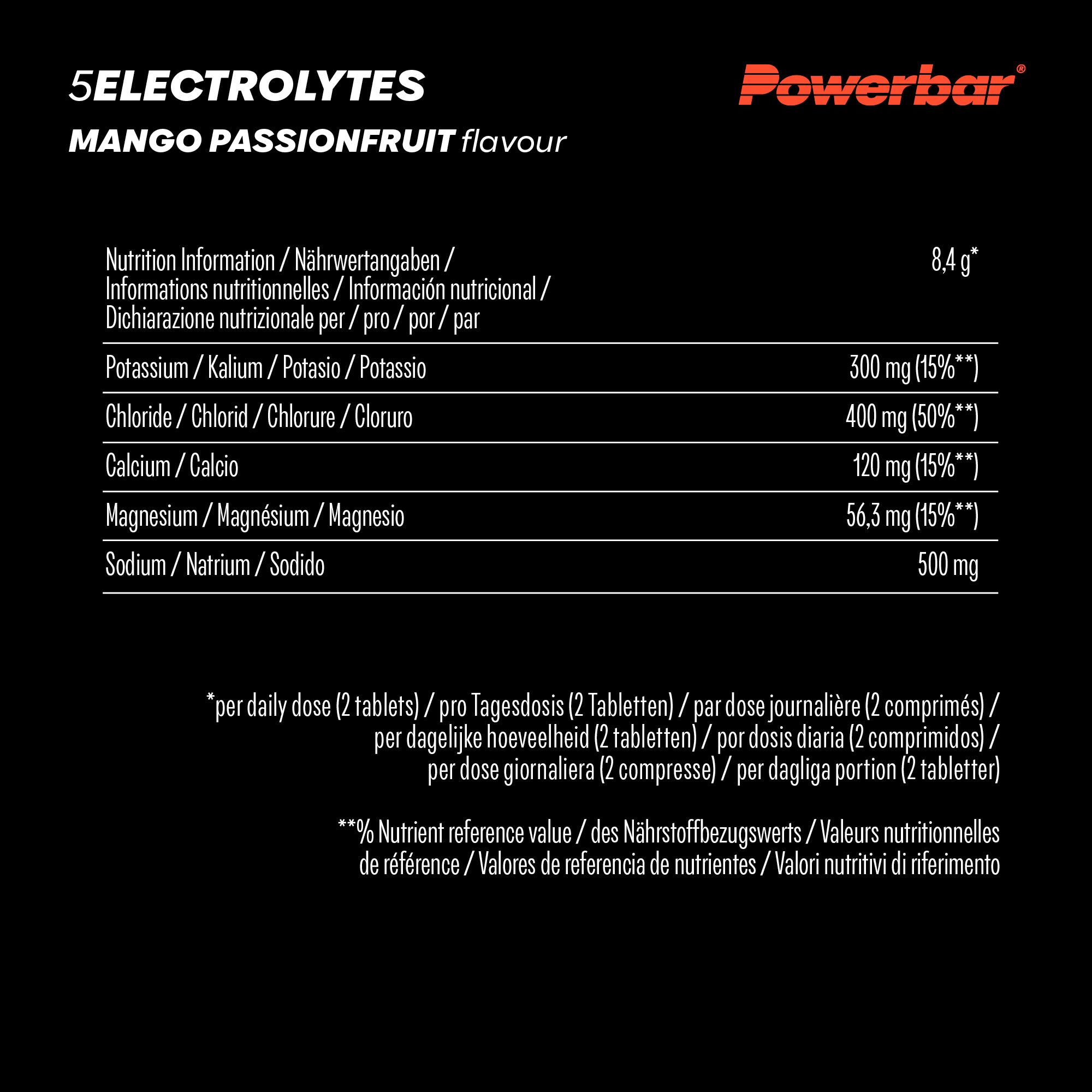 5 Electrolytes Sports Drink (12x10Tabs)