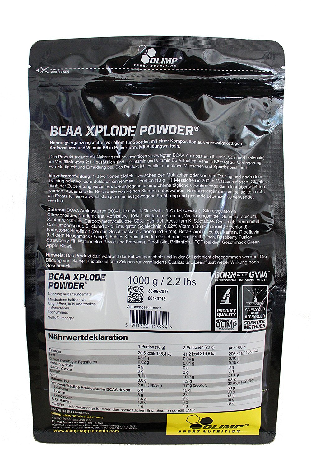 BCAA Xplode Powder (1000g)