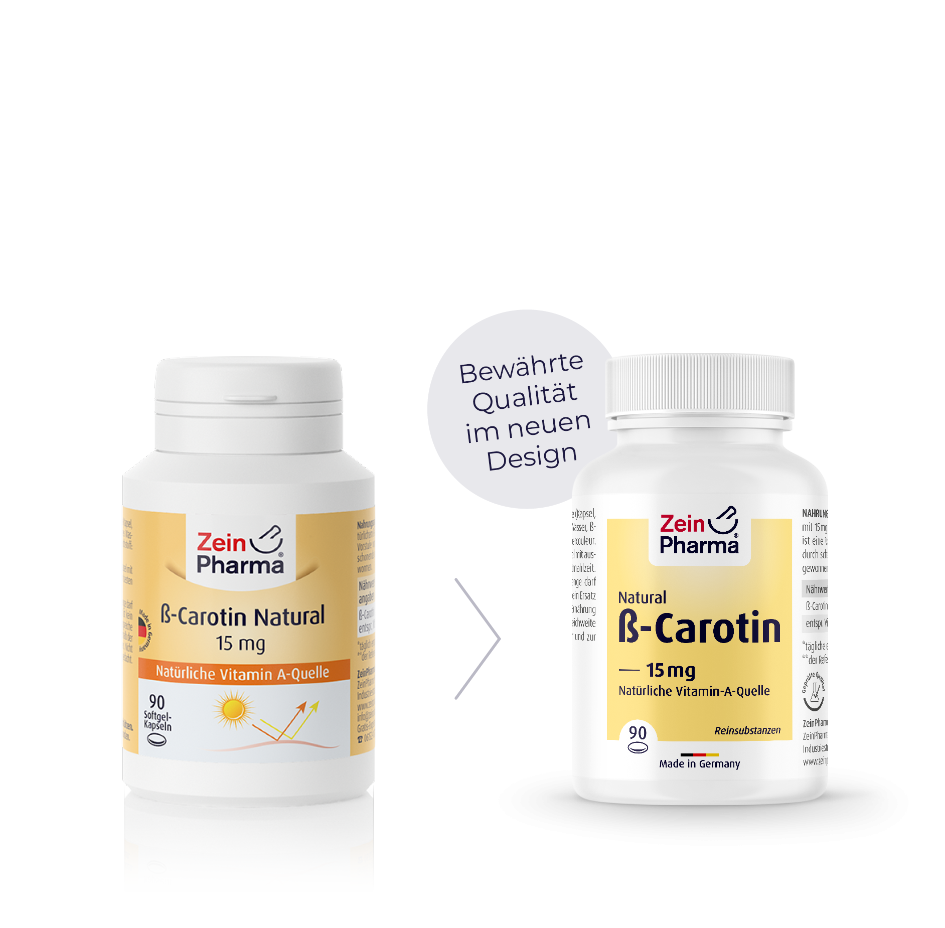 Beta Carotin Natural 15 mg (90 Kapseln)