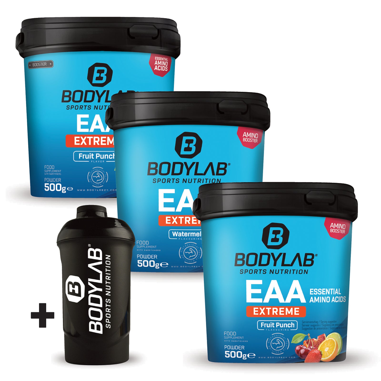 3 x EAA Extreme (je 500g) + Shaker