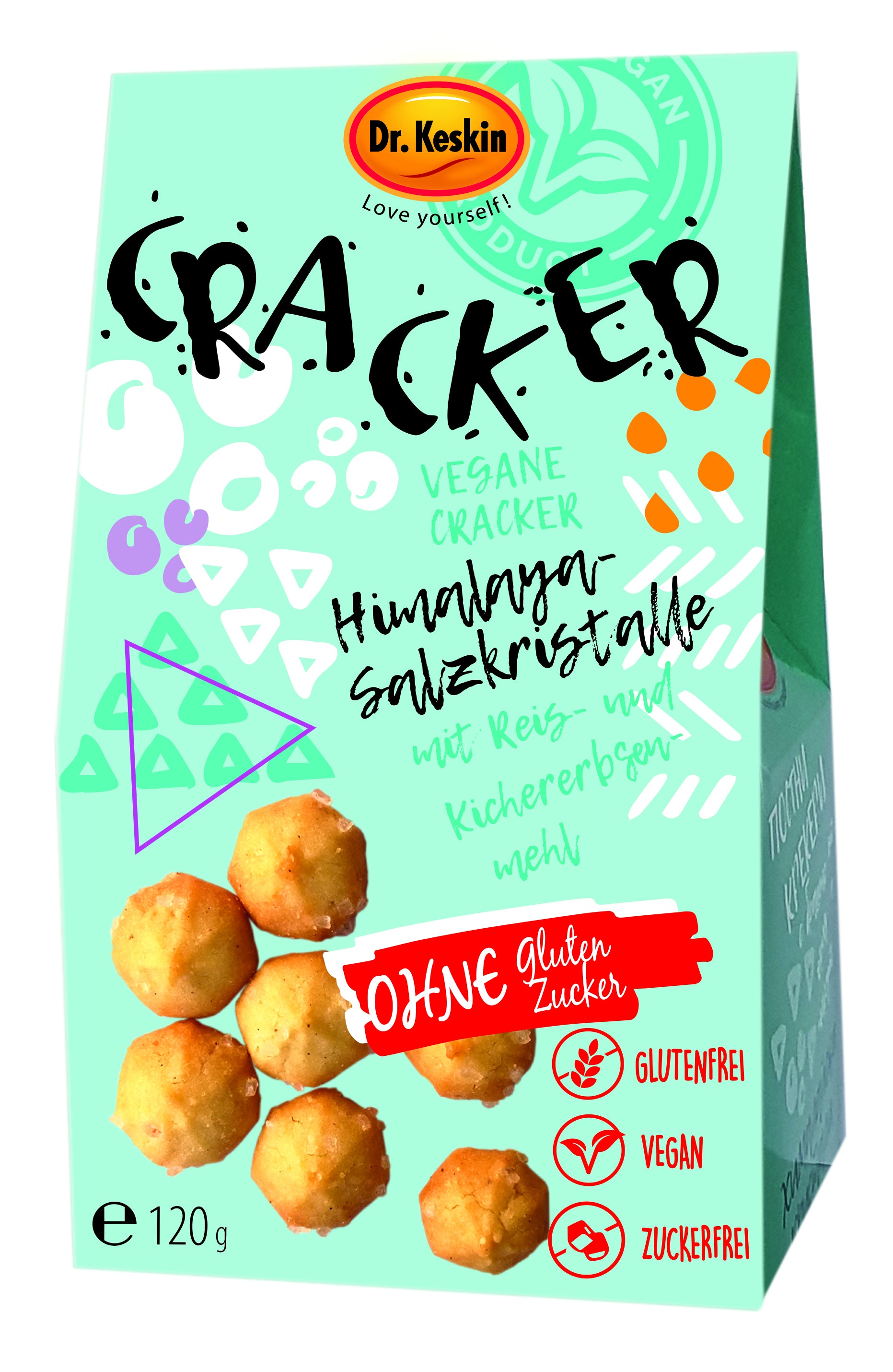 Cracker mit Himalaya-Salzkristalle (120g)