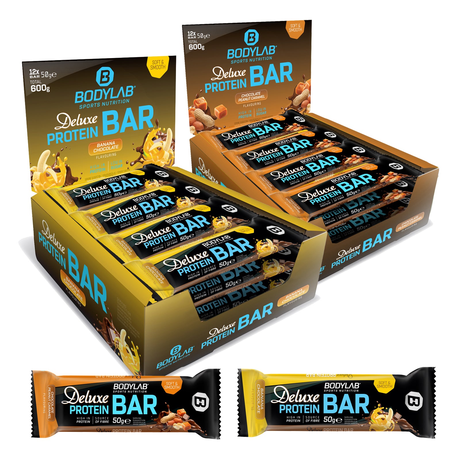 New Year Deal: 5Für2 Protein-Powerpack mit Gratis Creatine + 12 x Deluxe Protein Bar + Omega-3