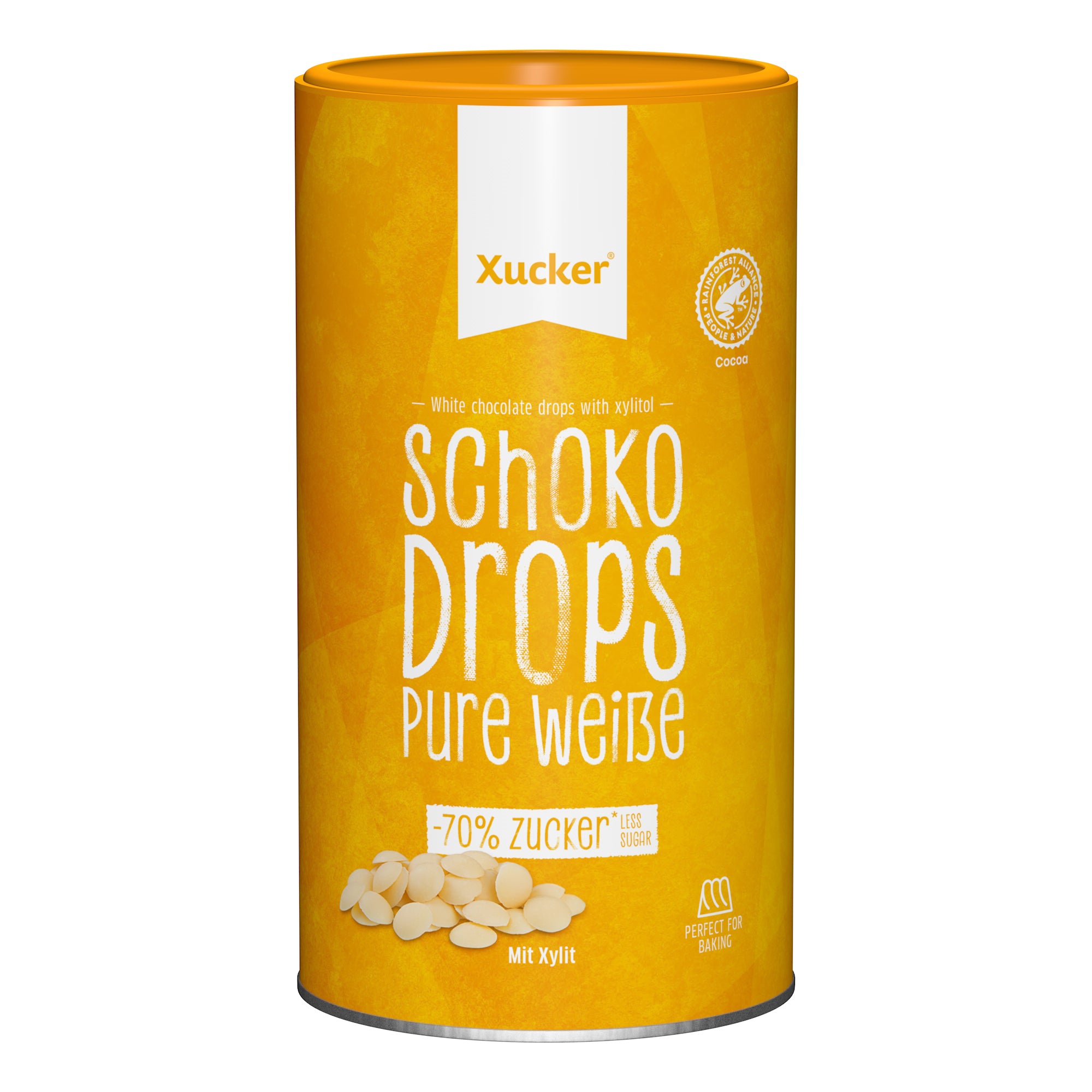 Weiße Schokodrops mit finnischem Xylit (750g)