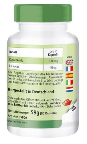 Katzenkralle 500mg (90 Kapseln)