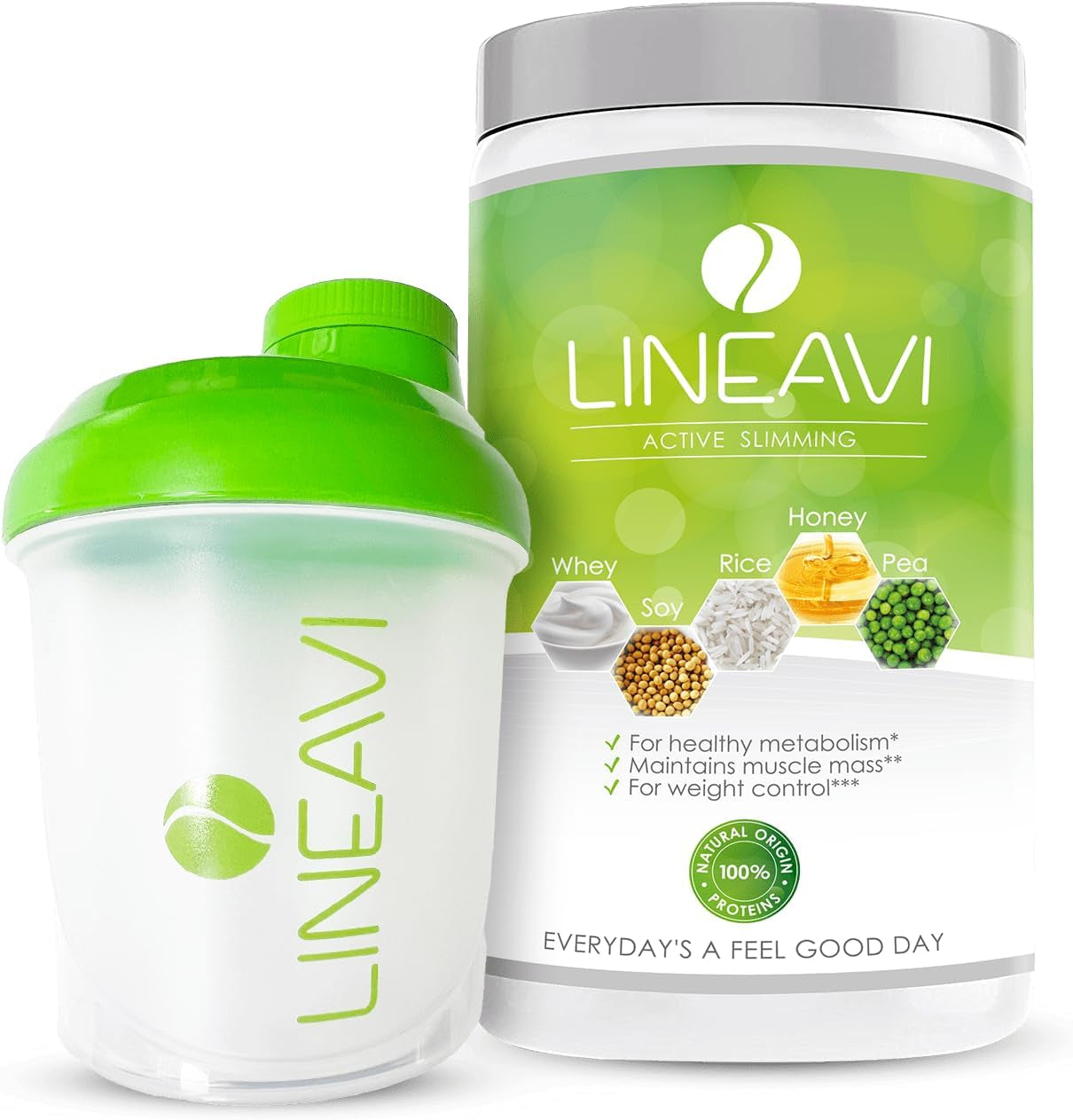 LINEAVI Aktivkost Diät Shake + Shaker (500g)