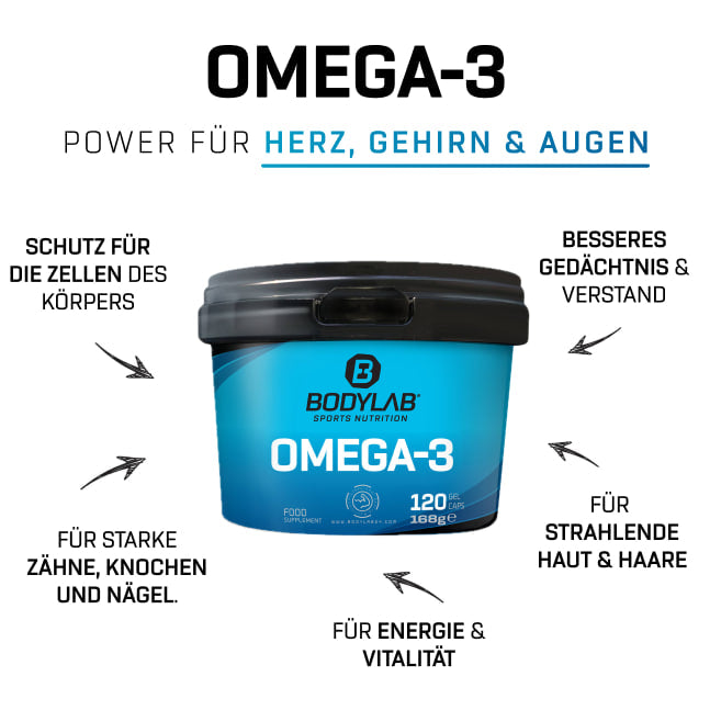 2 x Omega-3 (je 120 Kapseln)