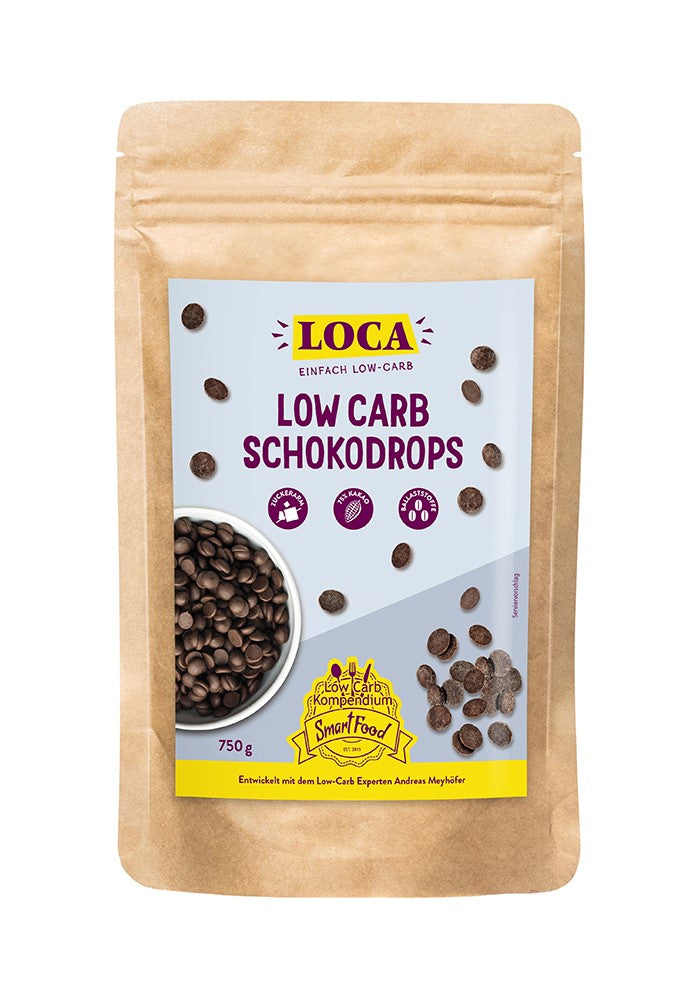 Kohlenhydratreduzierte Schokodrops (750g)