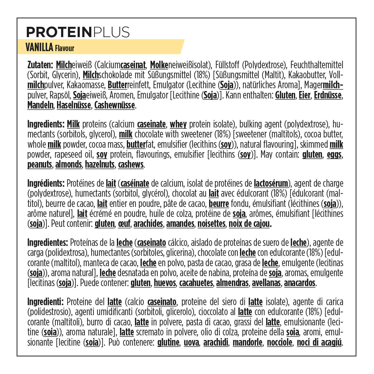 Protein+ Low in Sugars (16x35g)